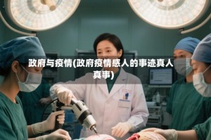 政府与疫情(政府疫情感人的事迹真人真事)