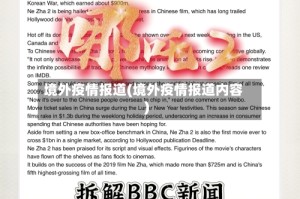 境外疫情报道(境外疫情报道内容)