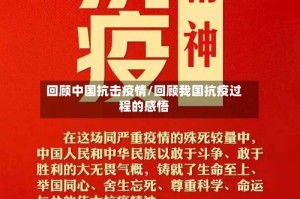 回顾中国抗击疫情/回顾我国抗疫过程的感悟