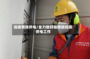 控疫情保供电/全力做好疫情防控保供电工作