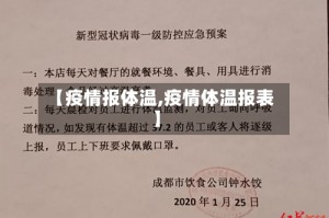 【疫情报体温,疫情体温报表】