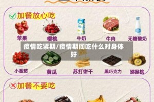 疫情吃紧期/疫情期间吃什么对身体好