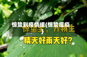 惊蛰到疫情缓(惊蛰瘟疫)