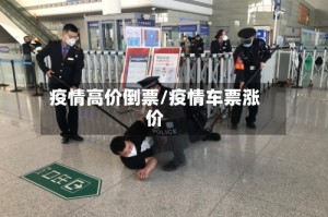 疫情高价倒票/疫情车票涨价