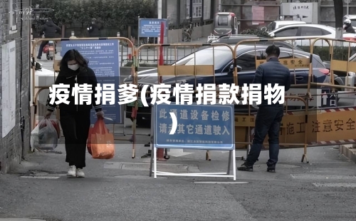 疫情捐爹(疫情捐款捐物)-第3张图片