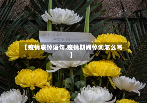 【疫情哀悼语句,疫情期间悼词怎么写】-第3张图片