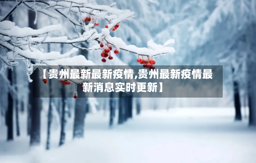 【贵州最新最新疫情,贵州最新疫情最新消息实时更新】-第1张图片