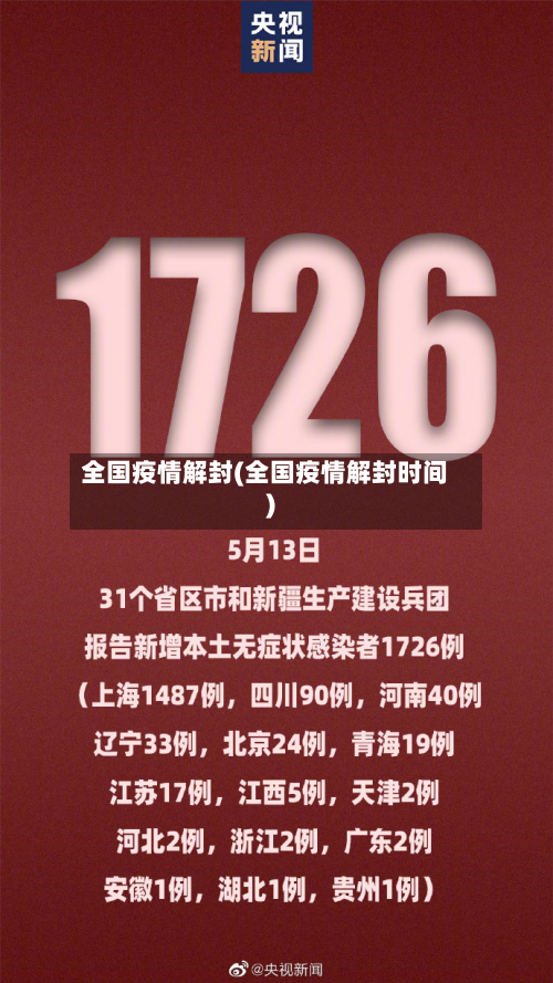 全国疫情解封(全国疫情解封时间)-第1张图片