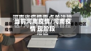 当前河南疫情/河南疫情 现阶段-第2张图片