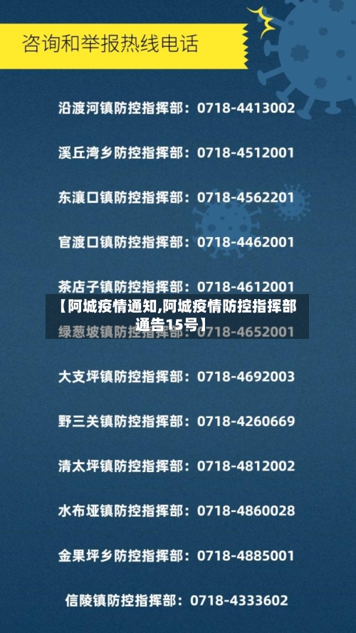 【阿城疫情通知,阿城疫情防控指挥部通告15号】-第2张图片