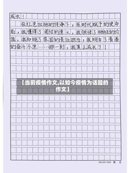 【当前疫情作文,以如今疫情为话题的作文】-第3张图片