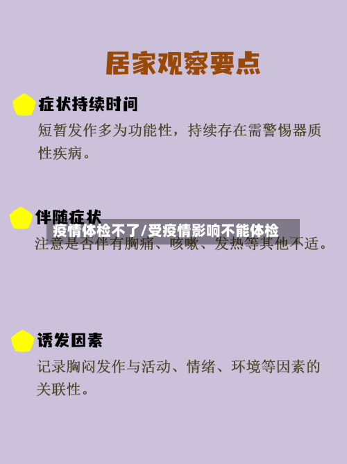 疫情体检不了/受疫情影响不能体检-第2张图片