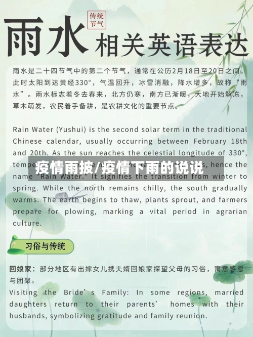 疫情雨披/疫情下雨的说说-第1张图片